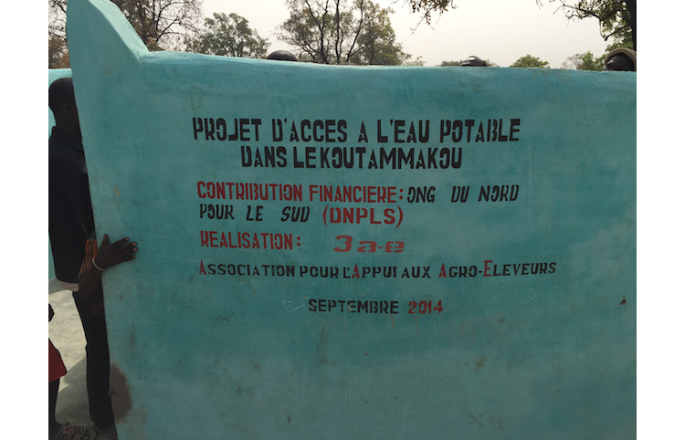 Inauguration du puits de Natiponi au Togo, en pays Tamberma