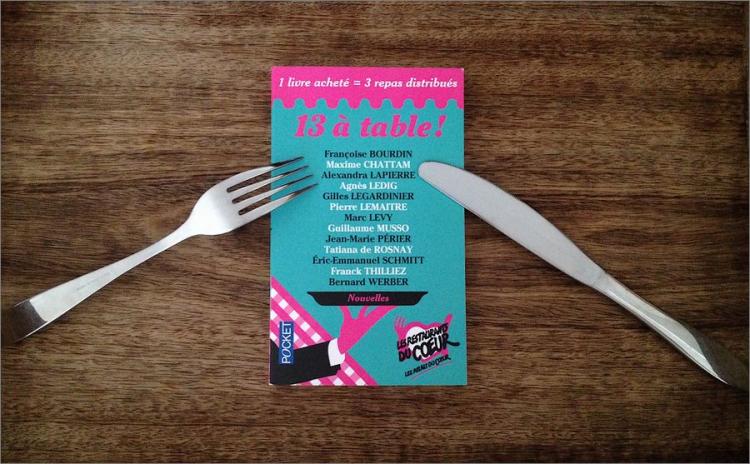 Treize écrivains sortent un livre pour l’association Les Restos du cœur