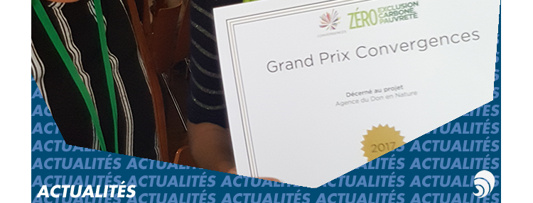 Grand prix Convergences : L’agence du don en nature lauréate 2017