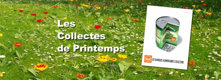 Déjà le Printemps : pensez aux Collectes des Banques Alimentaires !