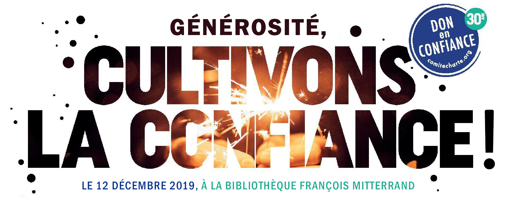 Colloque du Don en Confiance : "Générosité, cultivons la confiance !"