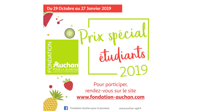 Prix spécial étudiants 2019