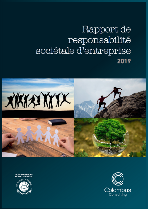 Colombus Consulting : rapport de responsabilité sociétale d'entreprise 2019