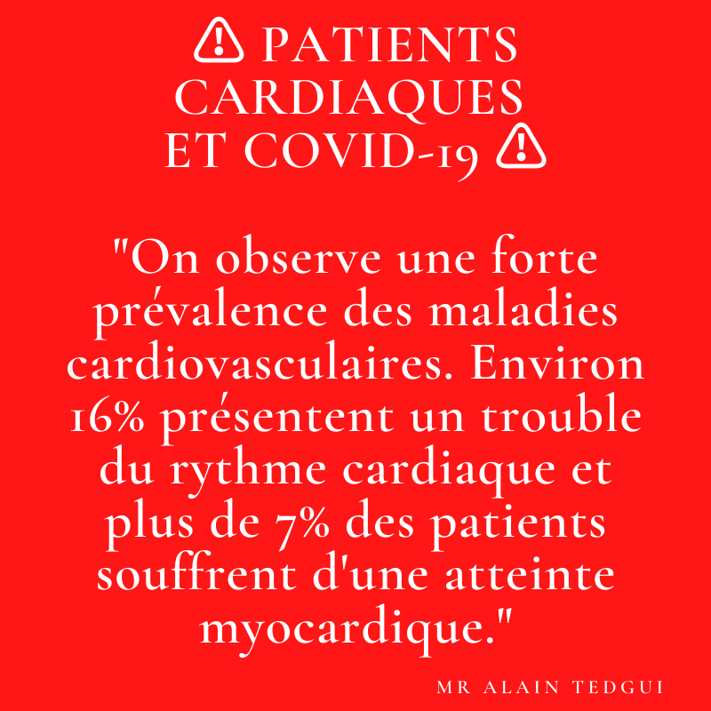 On observe une forte prévalence des maladies cardiovasculaires.