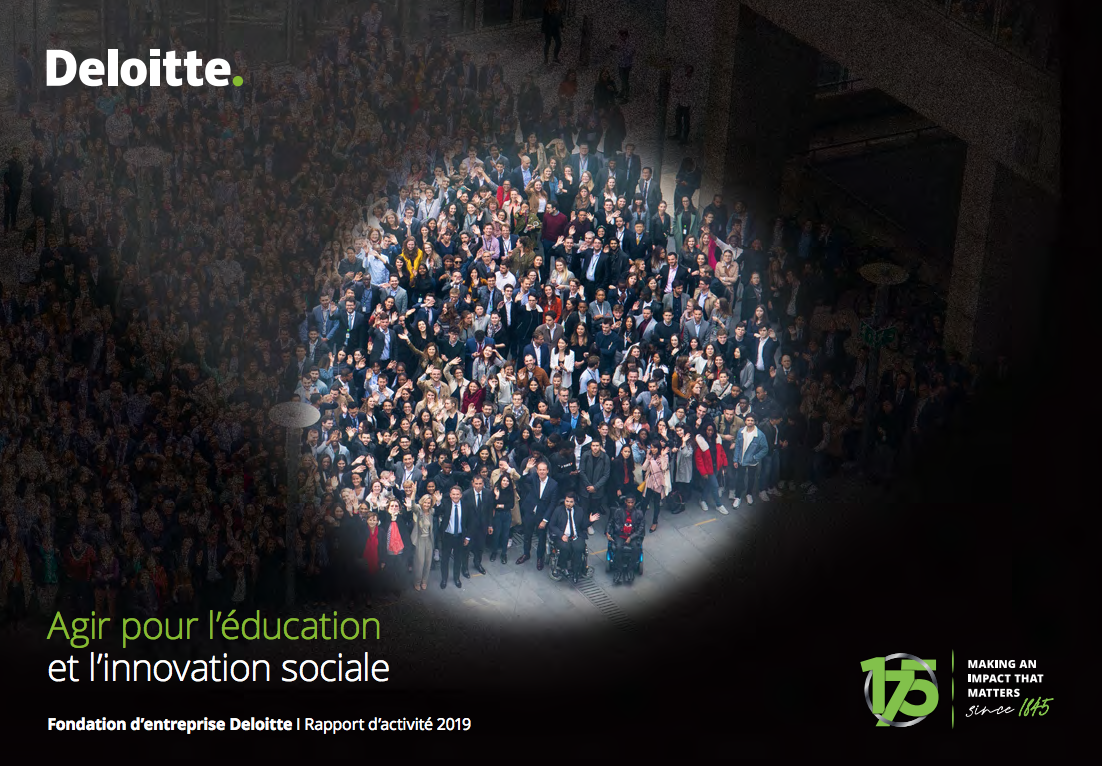 Rapport d'activité 2019 de la Fondation Deloitte