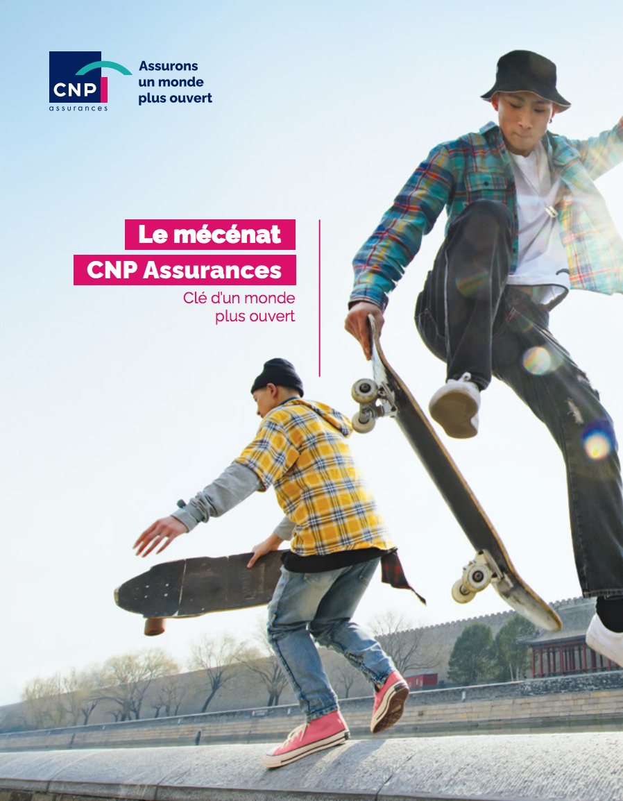 couverture de la brochure mécénat de la Fondation CNP Assurances