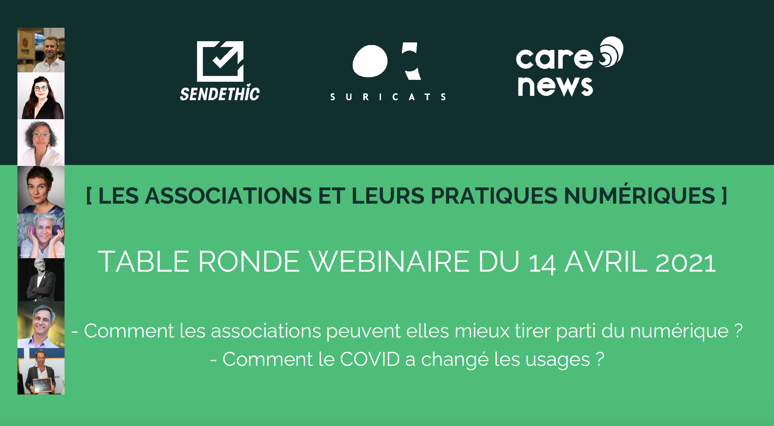 Visuel PowerPoint de la restitution de l'enquête / Crédits : Sendethic et Suricats