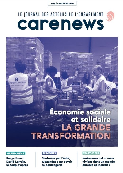 Couverture du Carenews Journal n°16 : économie sociale et solidaire, la grande transformation
