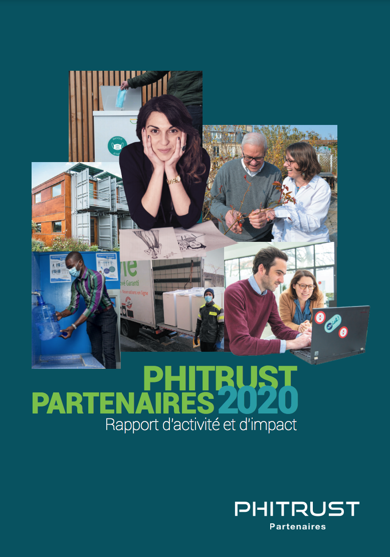 Phitrust Partenaires publie son rapport d'activité et d'impact 2020. Couverture du document.