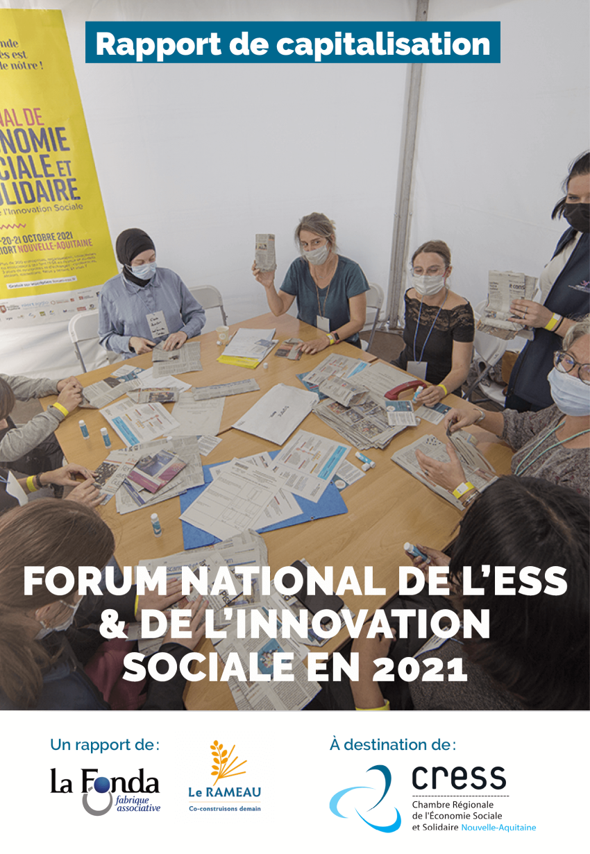 Rapport de capitalisation - Forum National de l’ESS & de l’innovation sociale en 2021 © Annabelle Avril / CRESS Nouvelle-Aquitaine