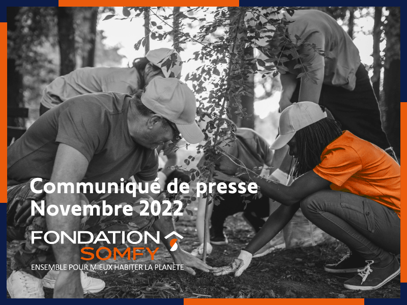 La Fondation Somfy participe à des projets au profit de l'environnement