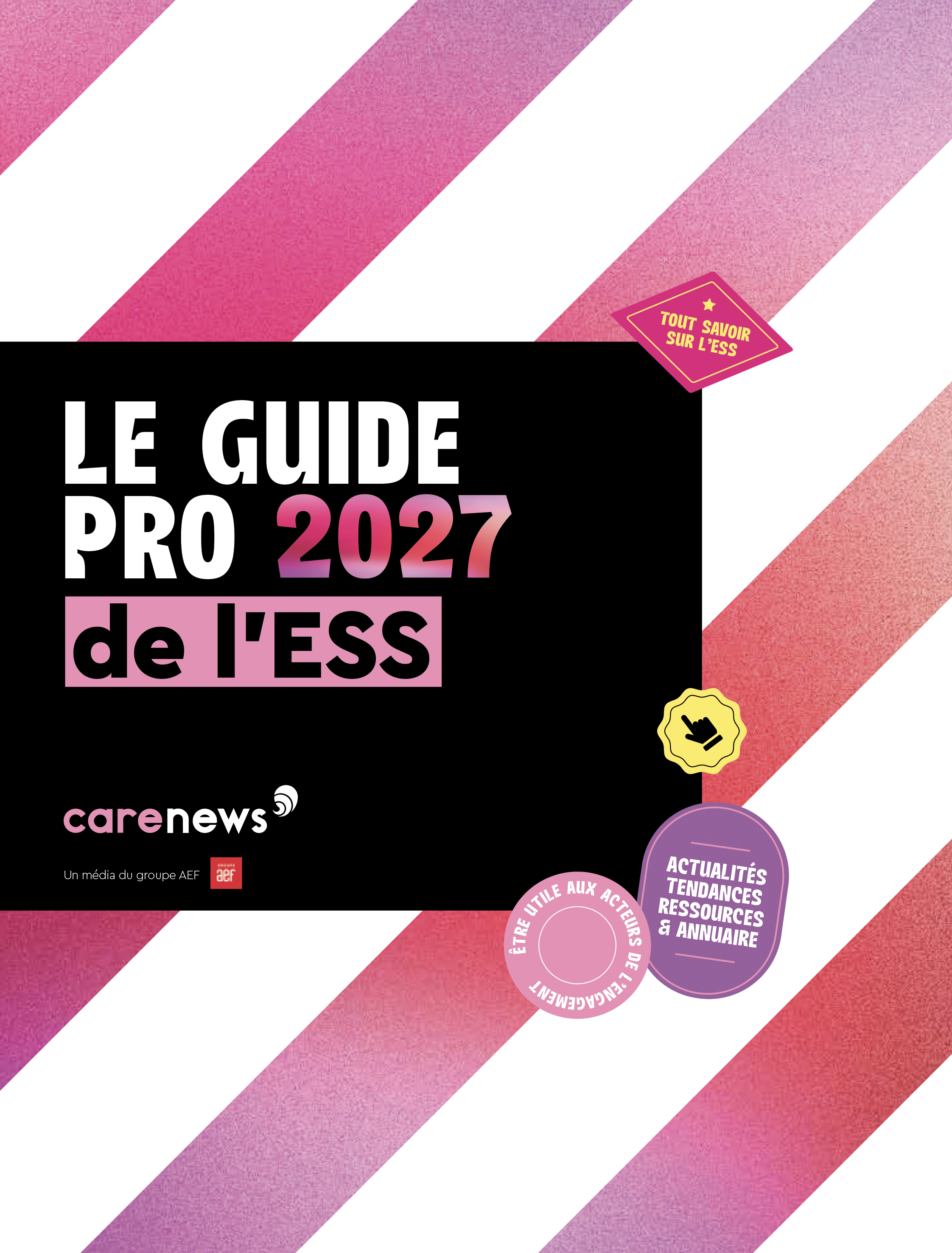 Le Guide pro de l'ESS est édité par Carenews, un média du Groupe AEF