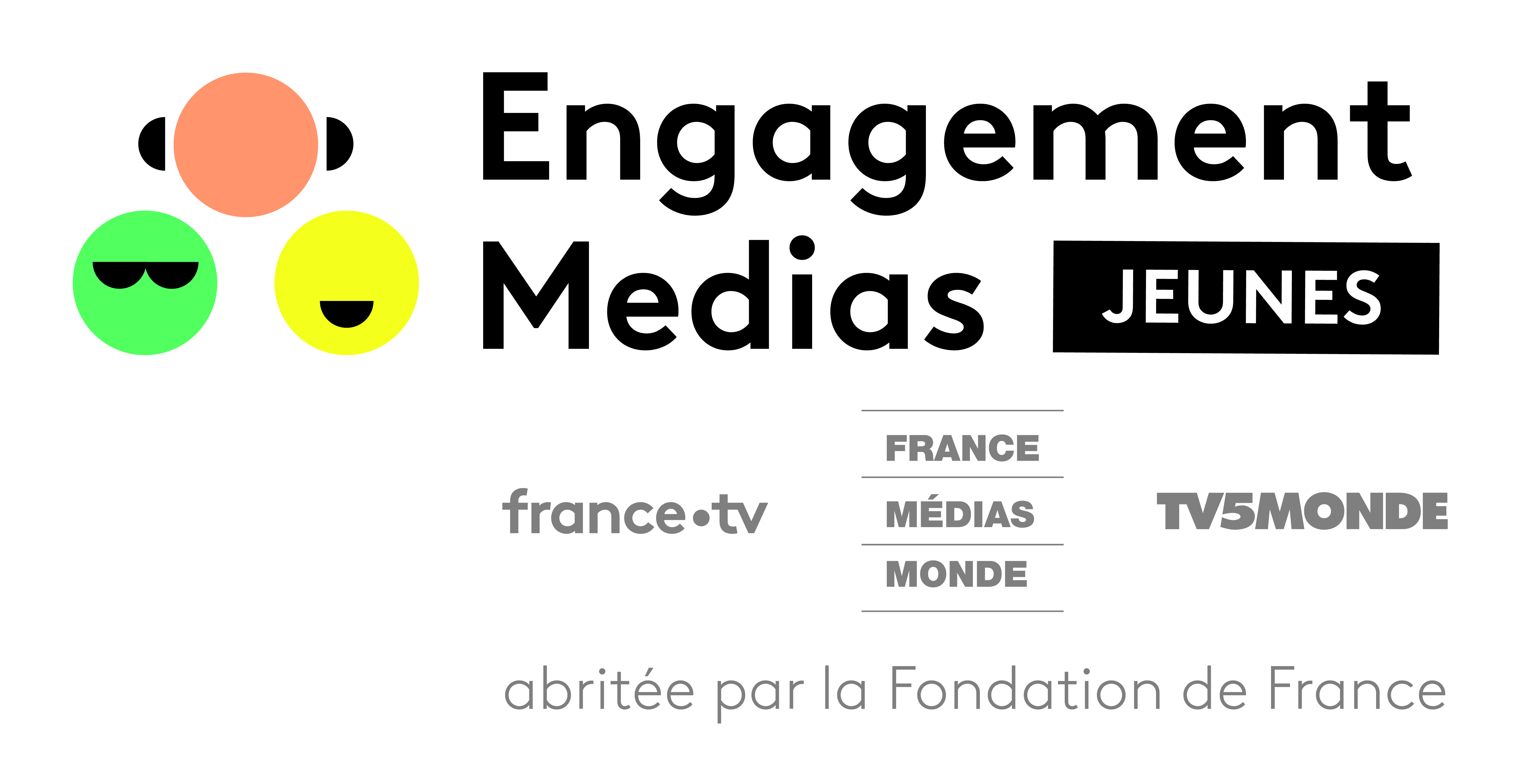 Logo Fondation Engagement Médias pour les Jeunes