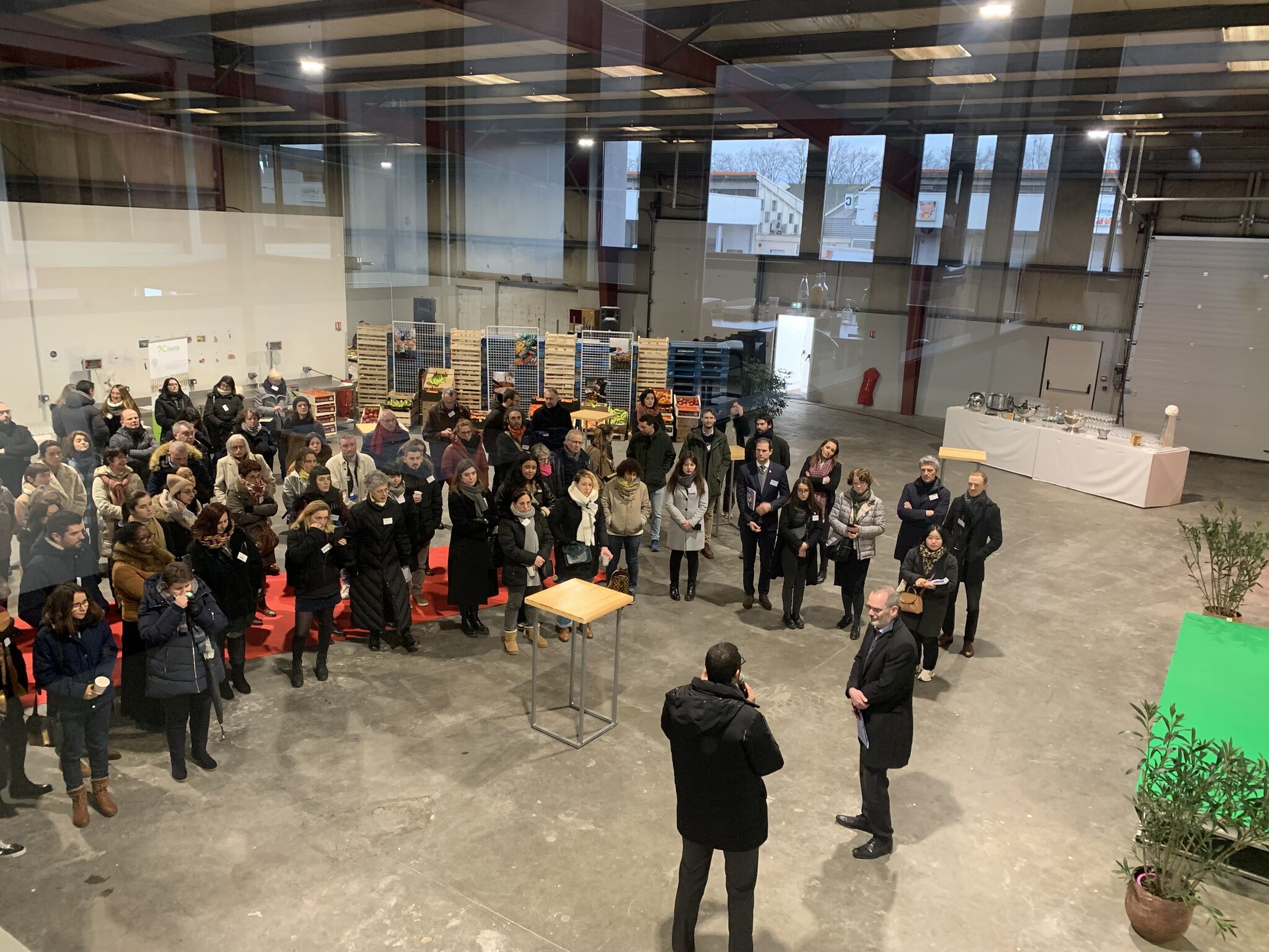 Inauguration du chantier d'insertion de Rouen