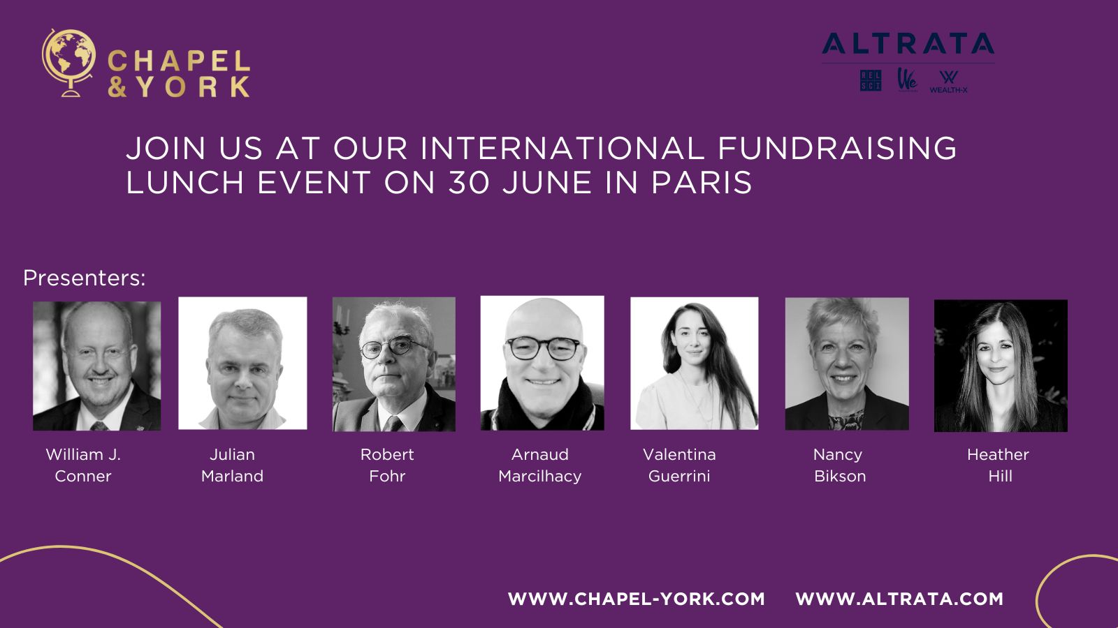 Déjeuner débat - « Fundraising à l'international : Challenges et opportunités » -  Chapel & York