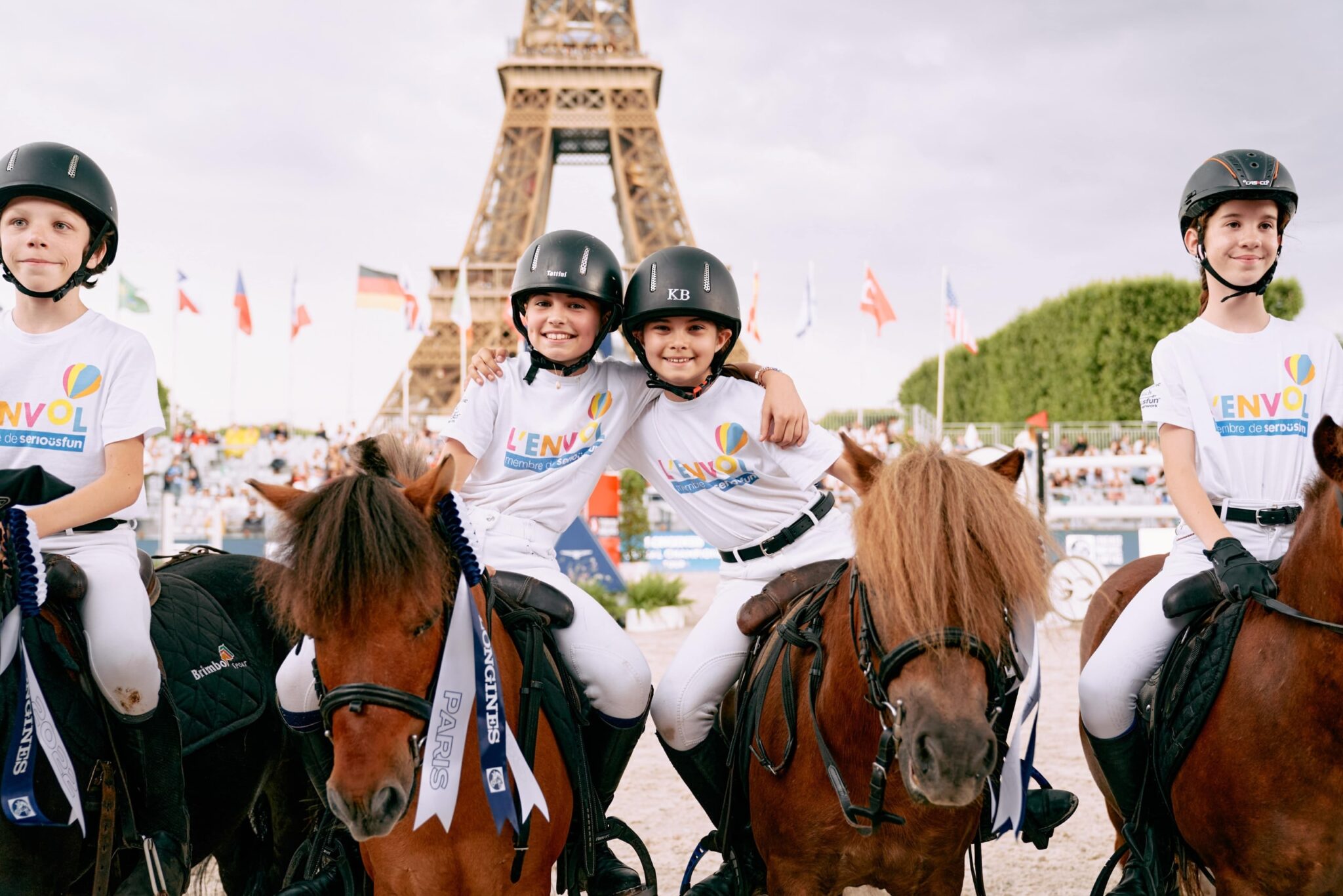 Les jeunes participants de la Kids Cup L'ENVOL