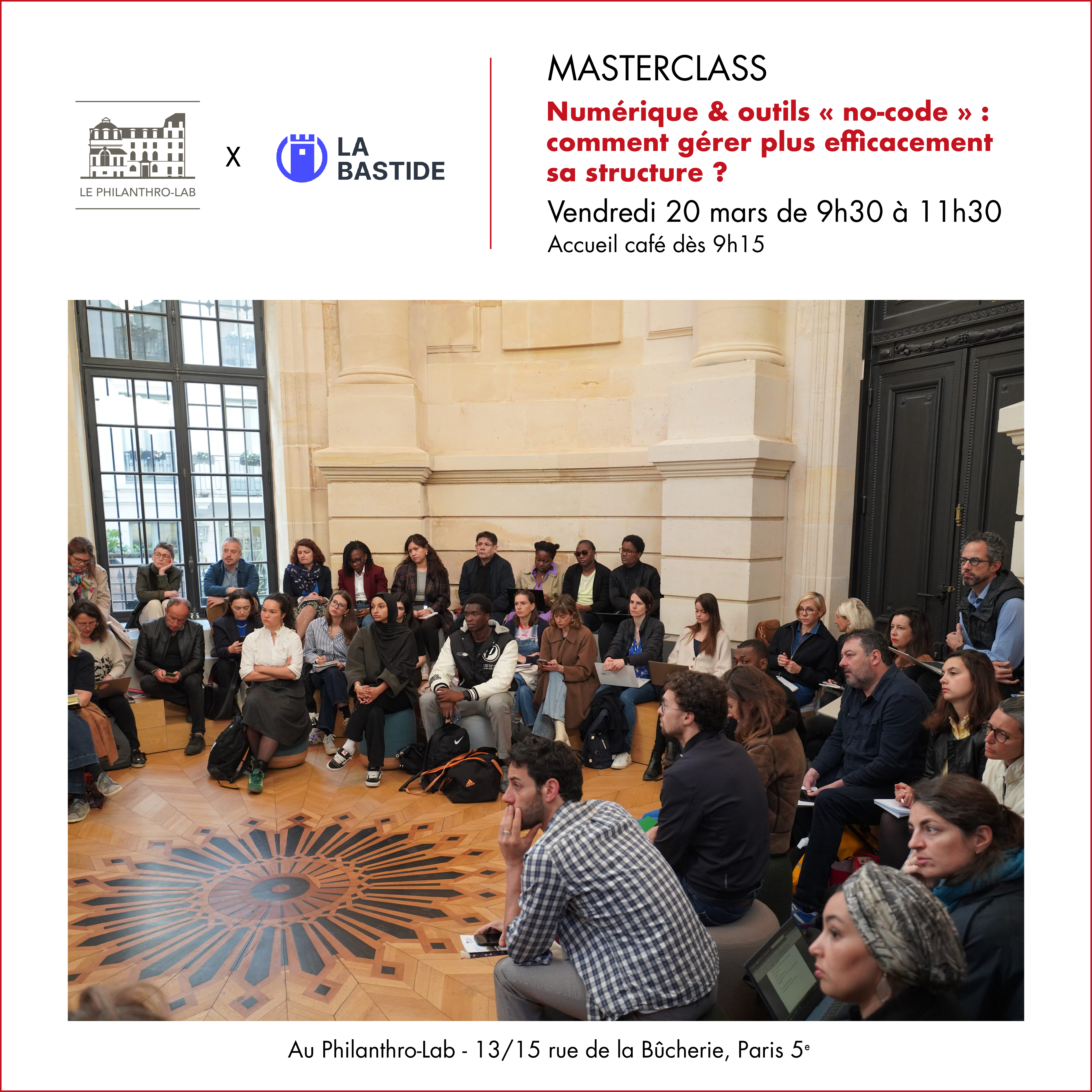 Masterclass Outils numériques no code