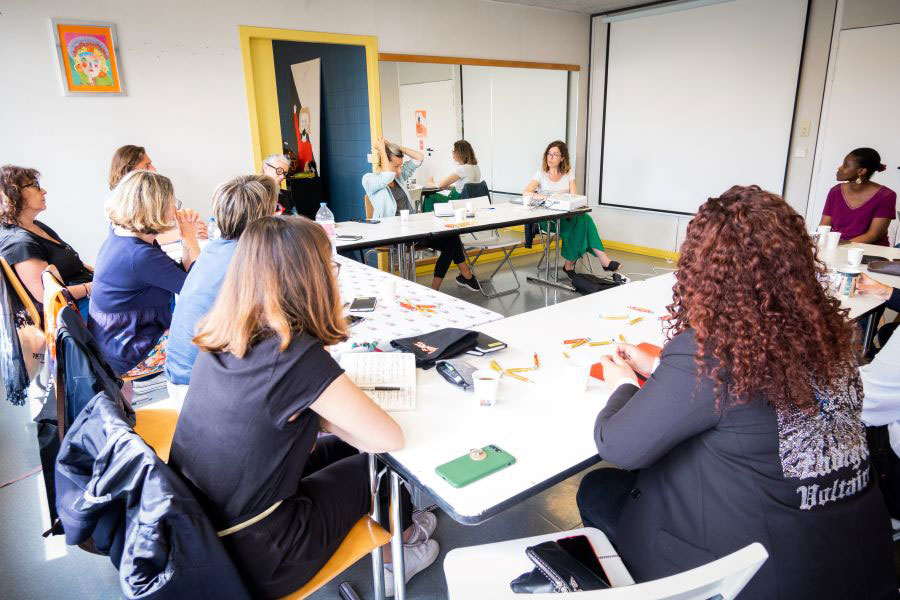 Une formation dans les locaux de Women Safe & Children à Saint-Germain en Laye