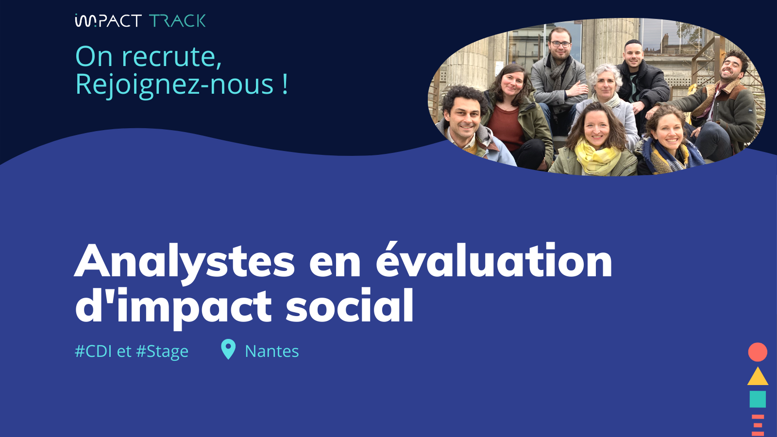 Emploi analyste en évaluation d'impact social chez Impact Track