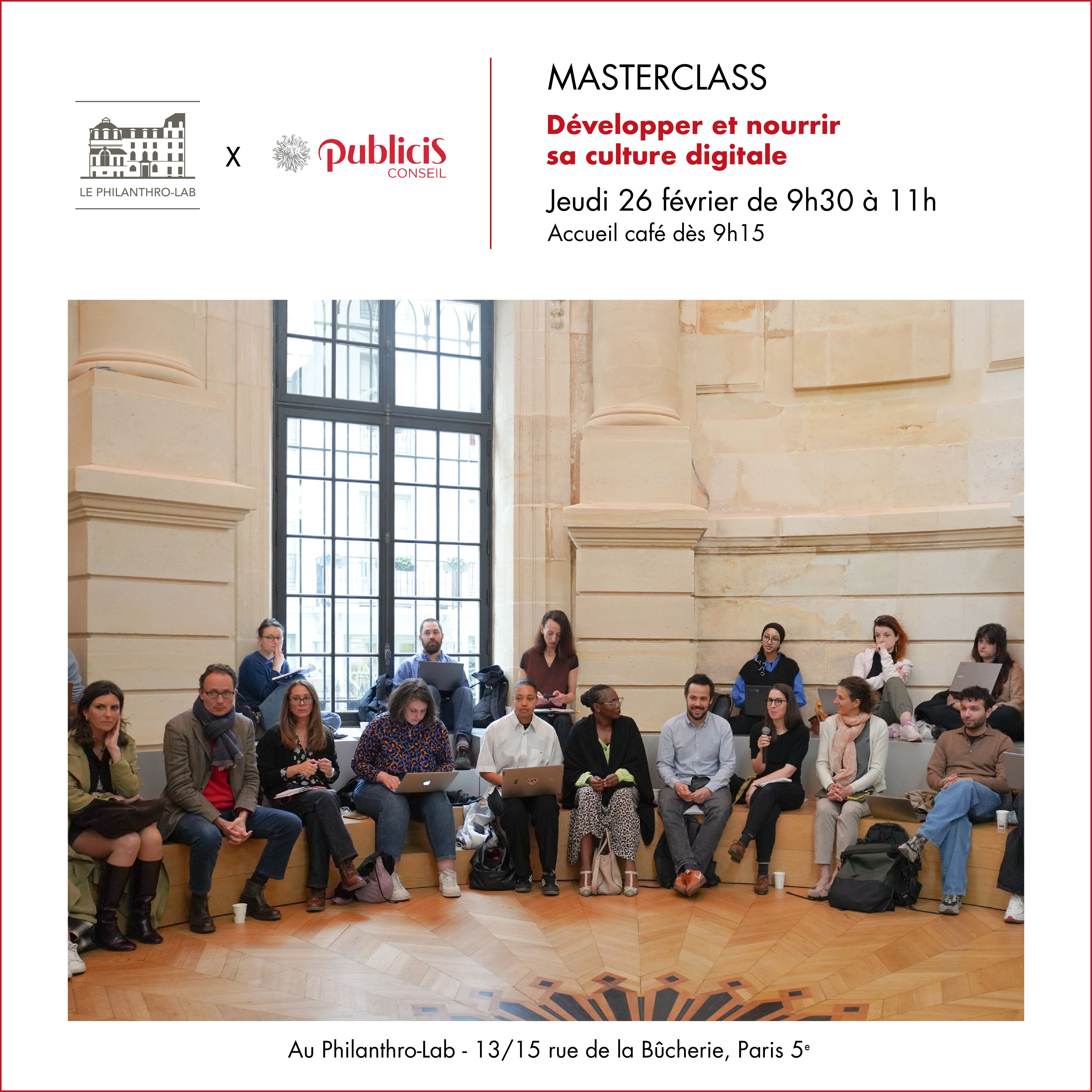 Masterclass développer et nourrir sa culture digitale