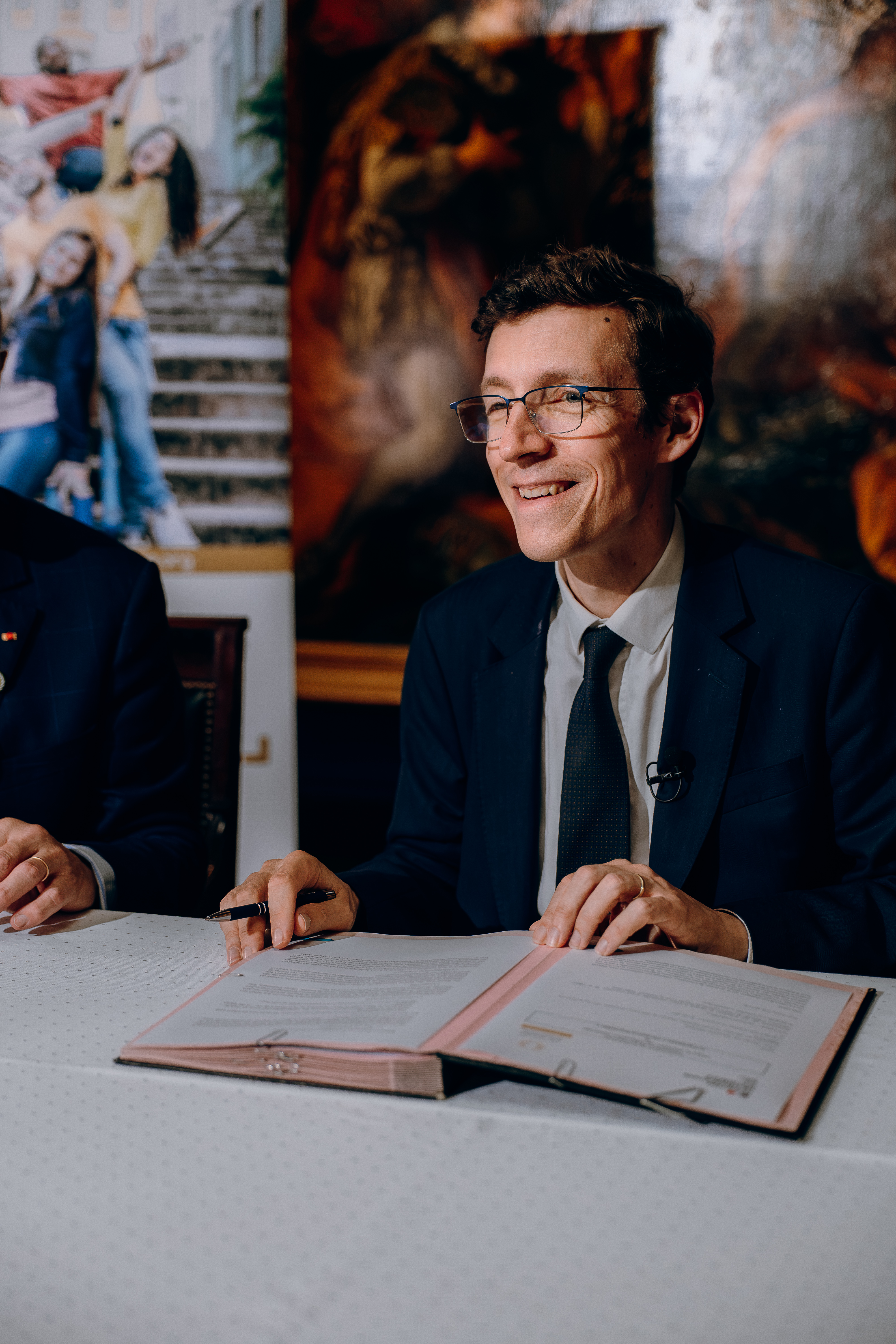 Edouard Geffray - Ministre Education nationale - signature convention Fondation Un Avenir Ensemble