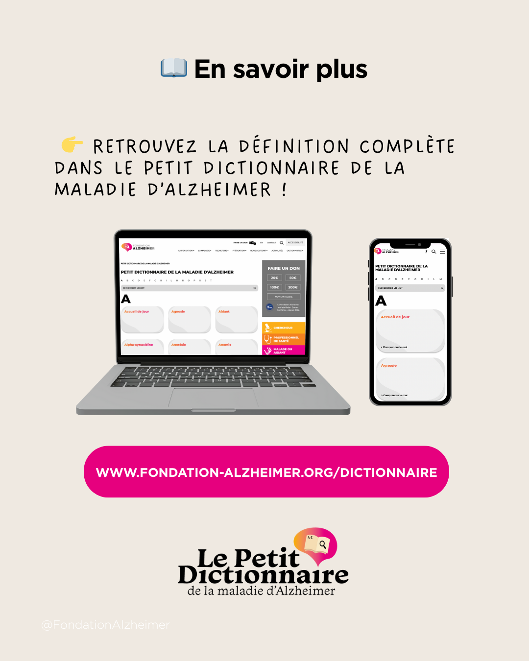 Fondation Alzheimer - Dictionnaire Illustré - Fonctions Executives - 6