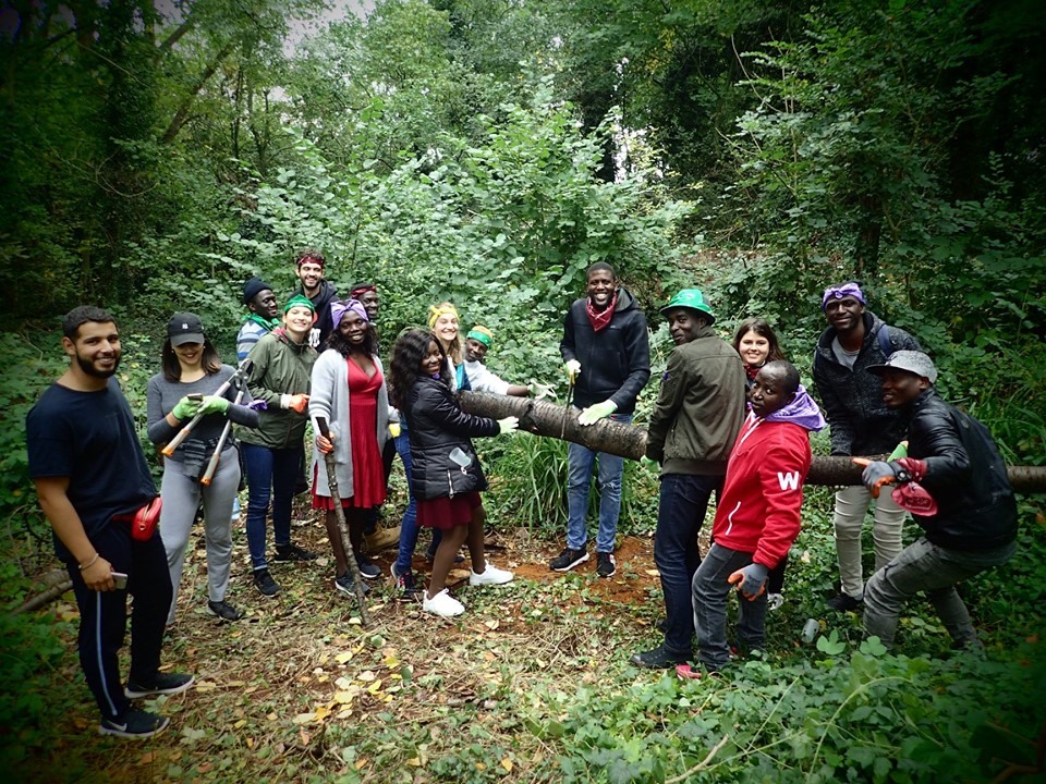 Après-midi de jardinage à Lille avec une partie du groupe