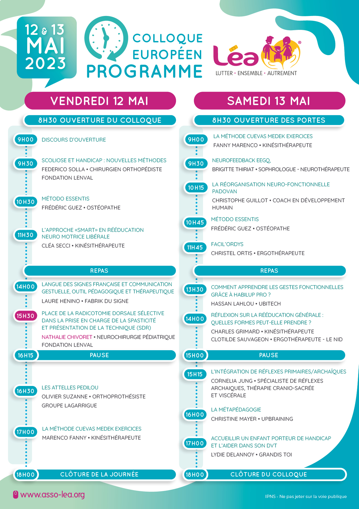 Programme du colloque