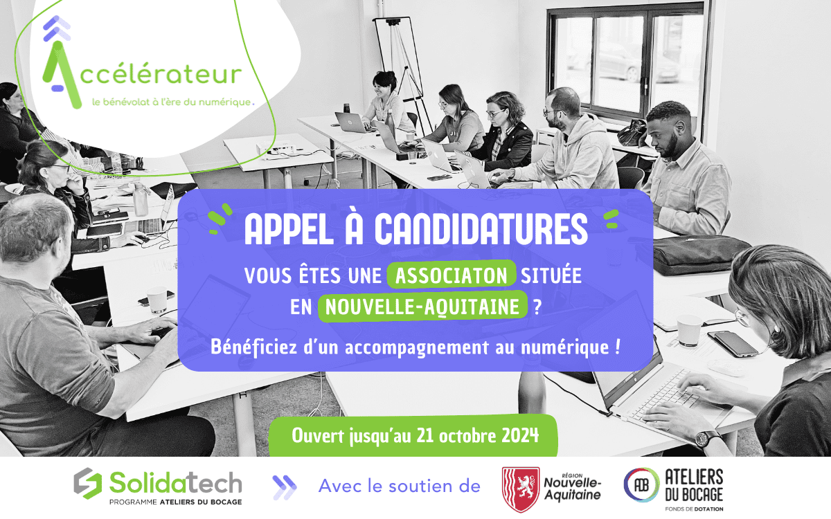 Appel à candidatures pour l'Accélérateur 2024