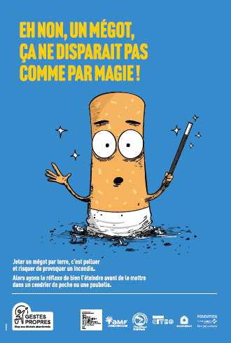 Affiche campagne Gestes Propres