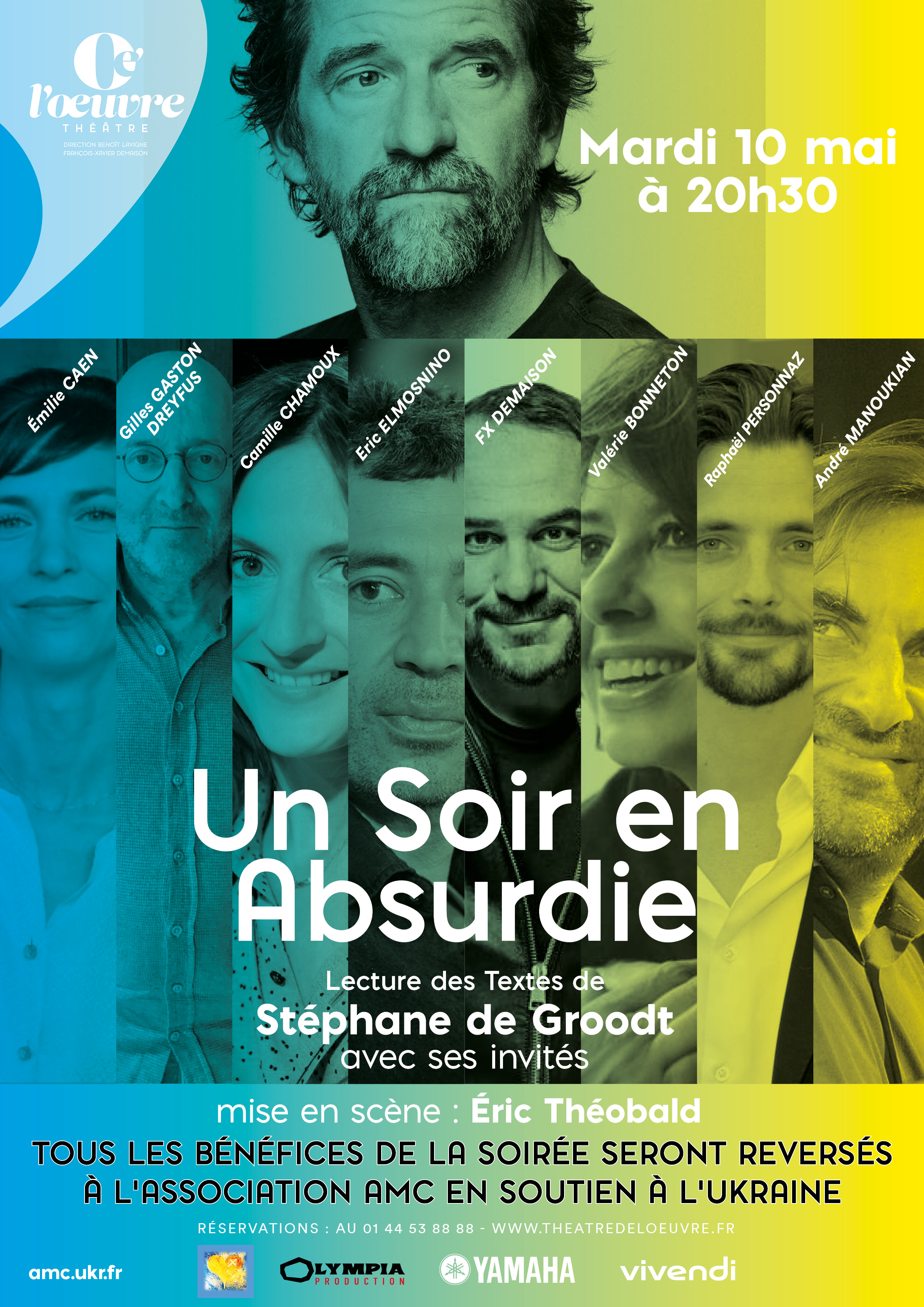 Bienvenue en absurdie : affiche du spectacle