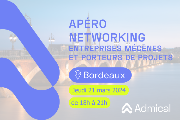 Soyez au rendez-vous :  l'apéro-networking Admical débarque à Bordeaux ! - Crédit photo : Admical