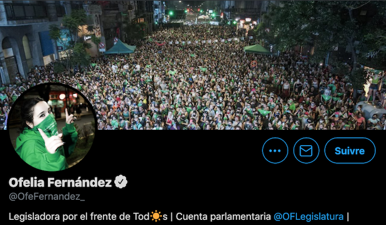 Ofelia Fernández députée argentine