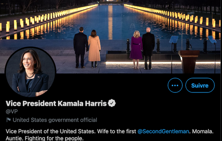 Kamala Harris est la première femme Vice présidente de l’histoire des Etats-Unis