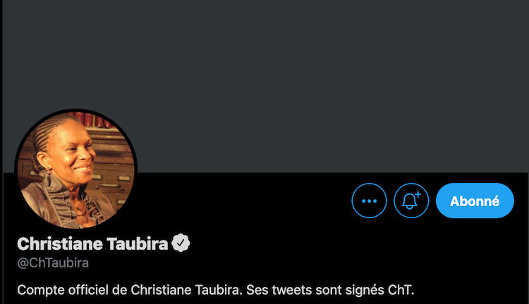 Christiane Taubira, femme politique et ex garde des Sceaux 