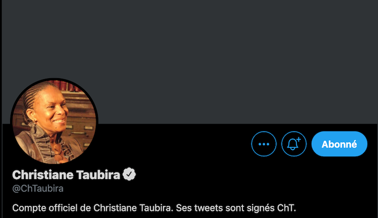 Christiane Taubira, femme politique et ex garde des Sceaux