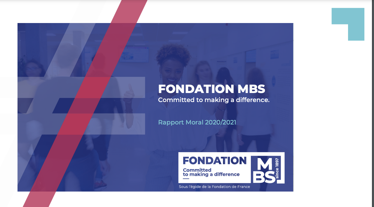 Rapport moral 2020-2021 de la Fondation MBS