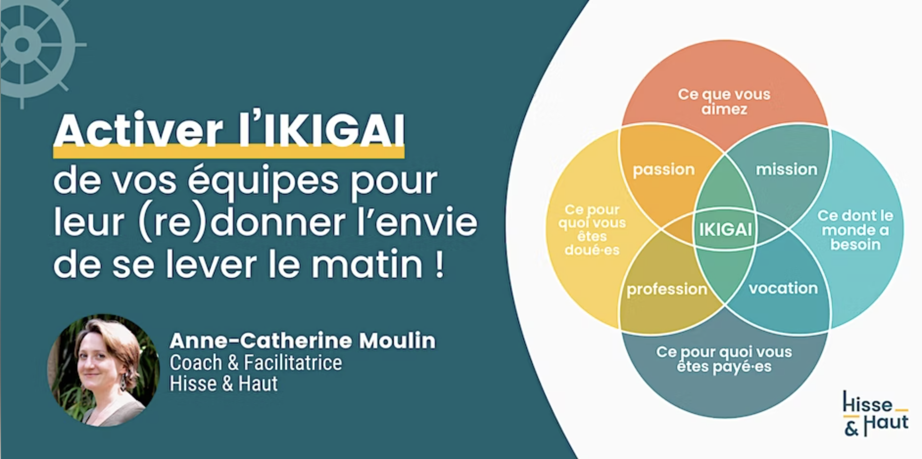 Activer l'IKIGAI de vos équipes afin de leur (re)donner l'envie de se lever le matin ! - Hisse & Haut