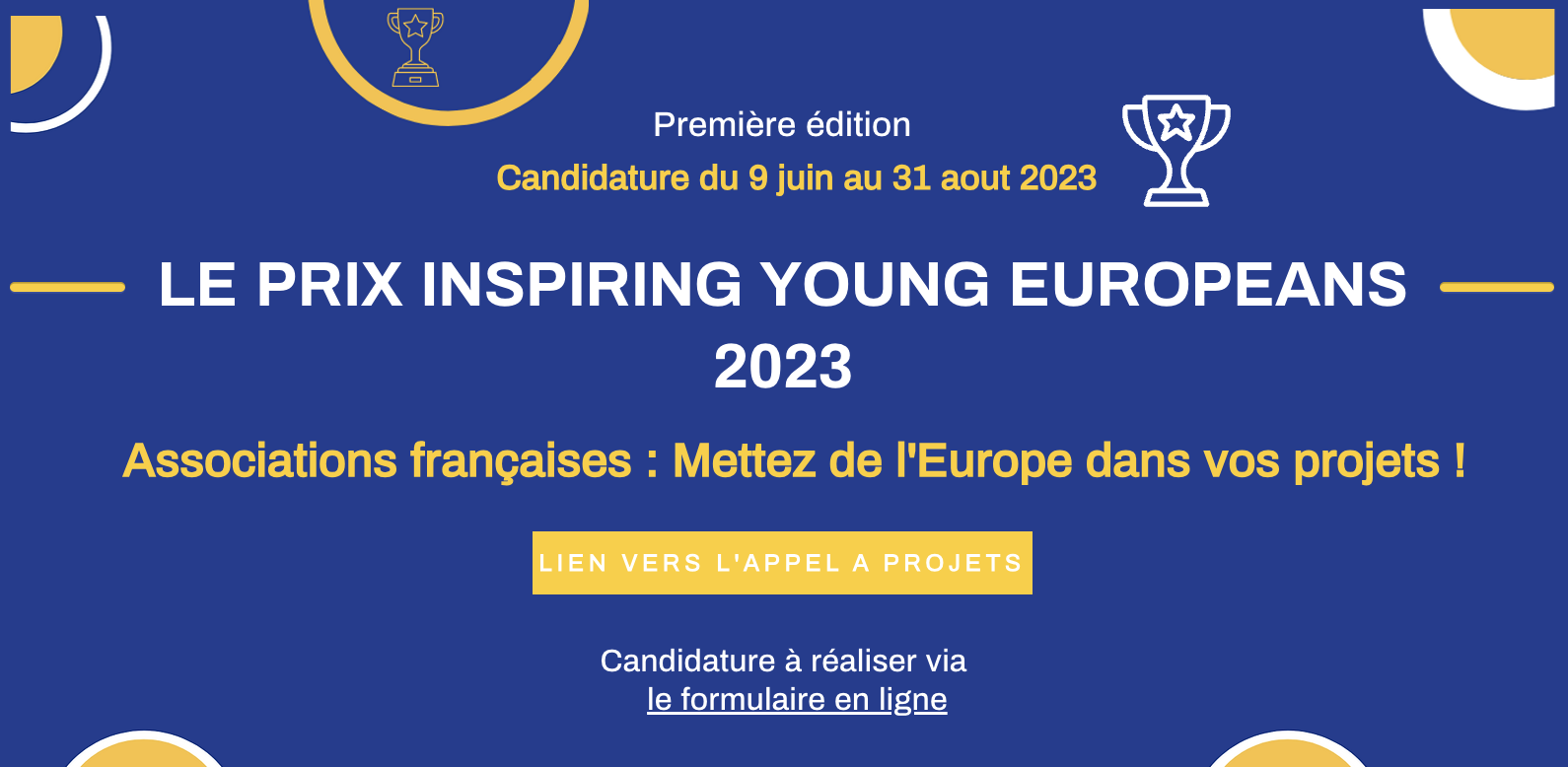 Prix Inspiring Young Europeans 2023 - Porté par la Fondation Hippocrène