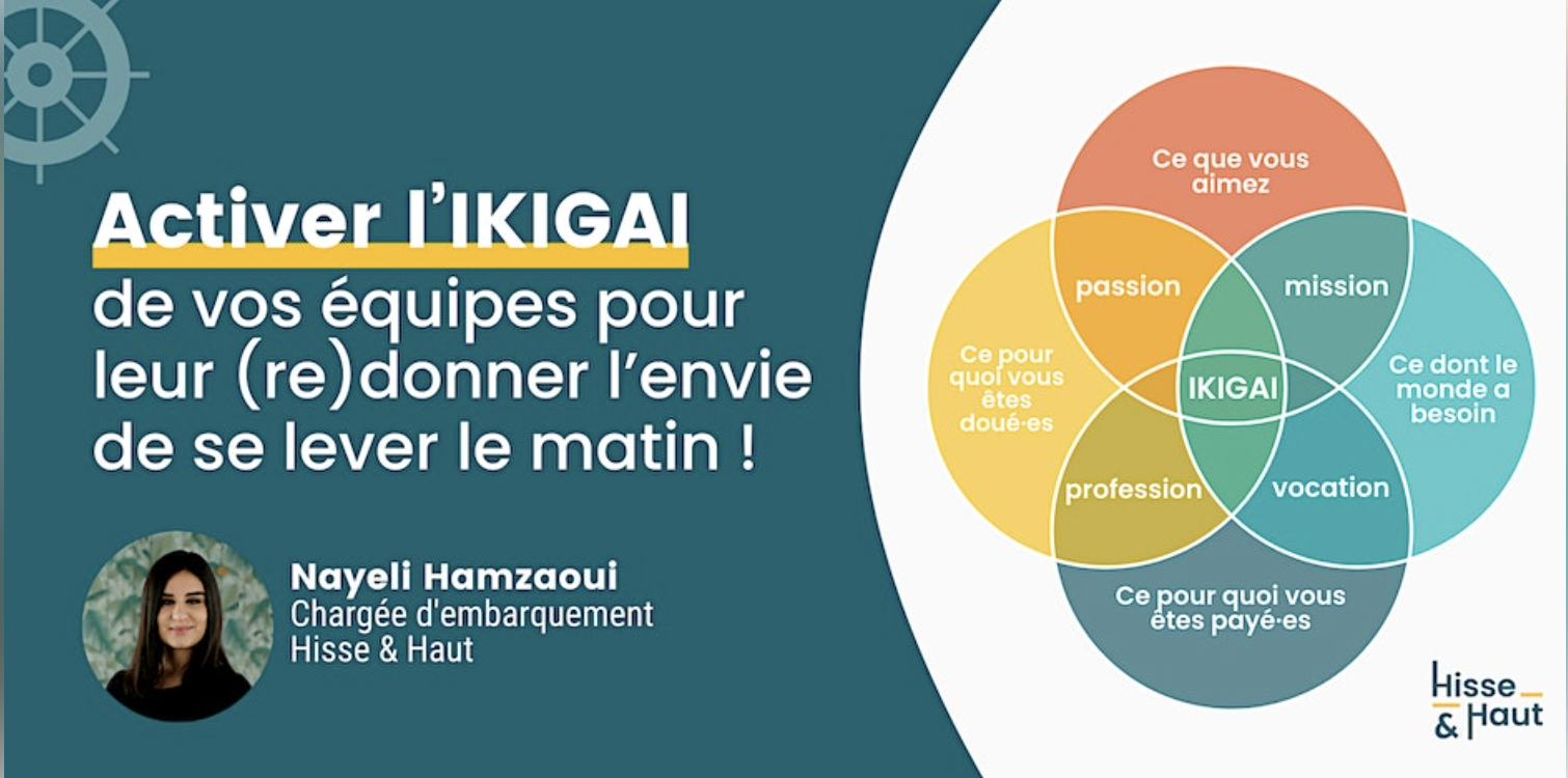 Activer l'ikigai de vos équipes pour le (re)donner l'envie de se lever le matin ! - Crédit photo : Hisse & Haut