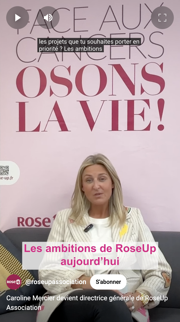 Portrait de Caroline Mercier en vidéo