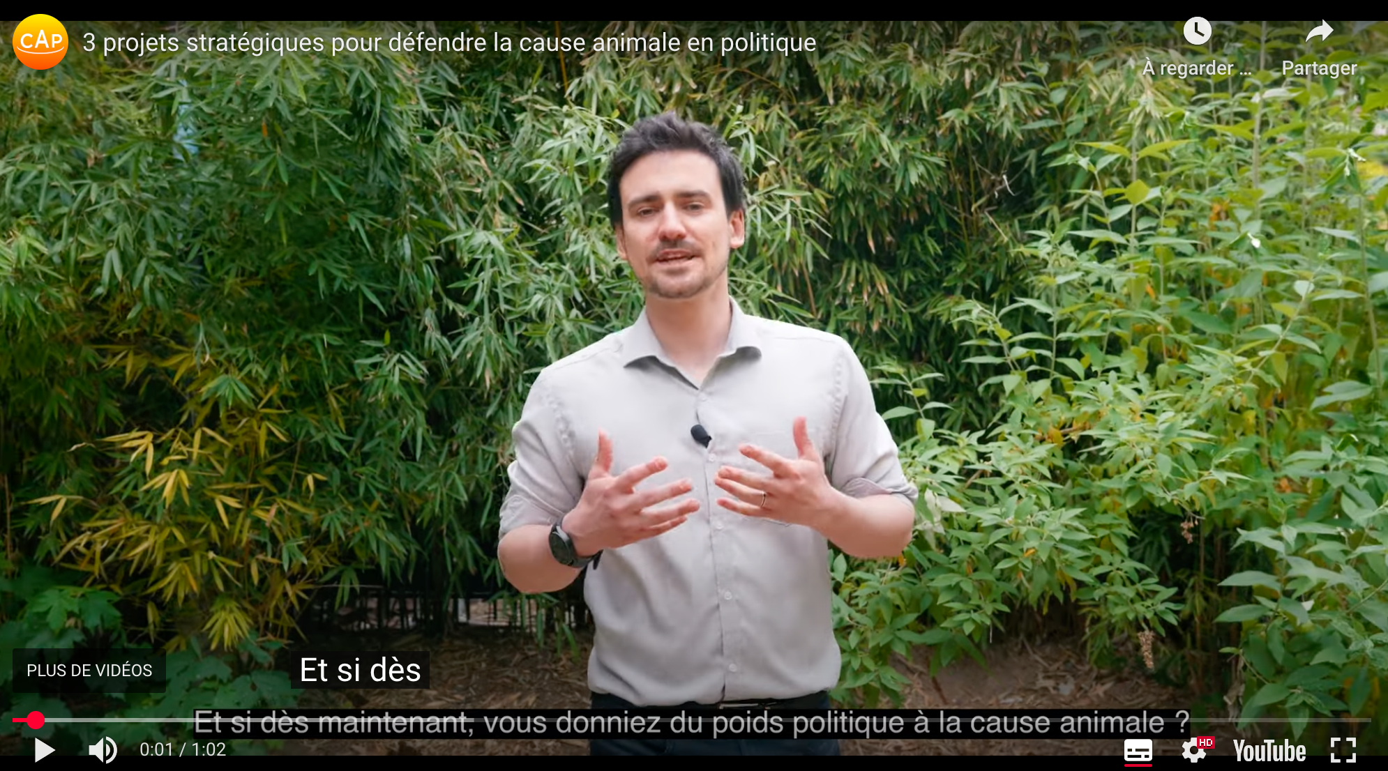 3 projets stratégiques pour défendre la cause animale