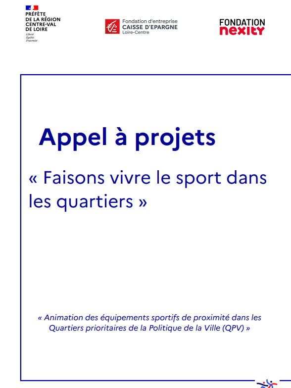 Image Appel à projets "Faisons vivre le sport dans nos quartiers"