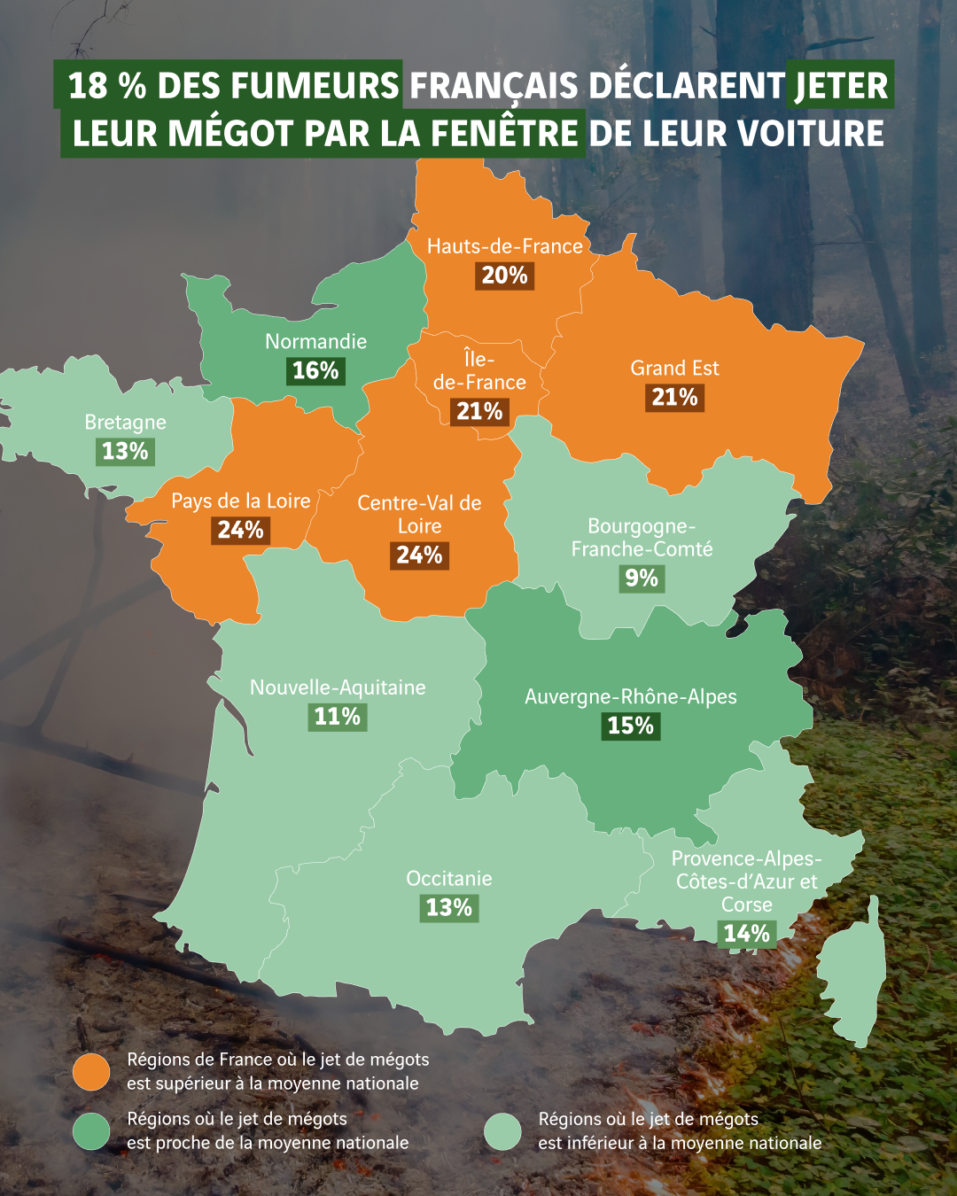 Cartographie régionale - #StopMégots 2025