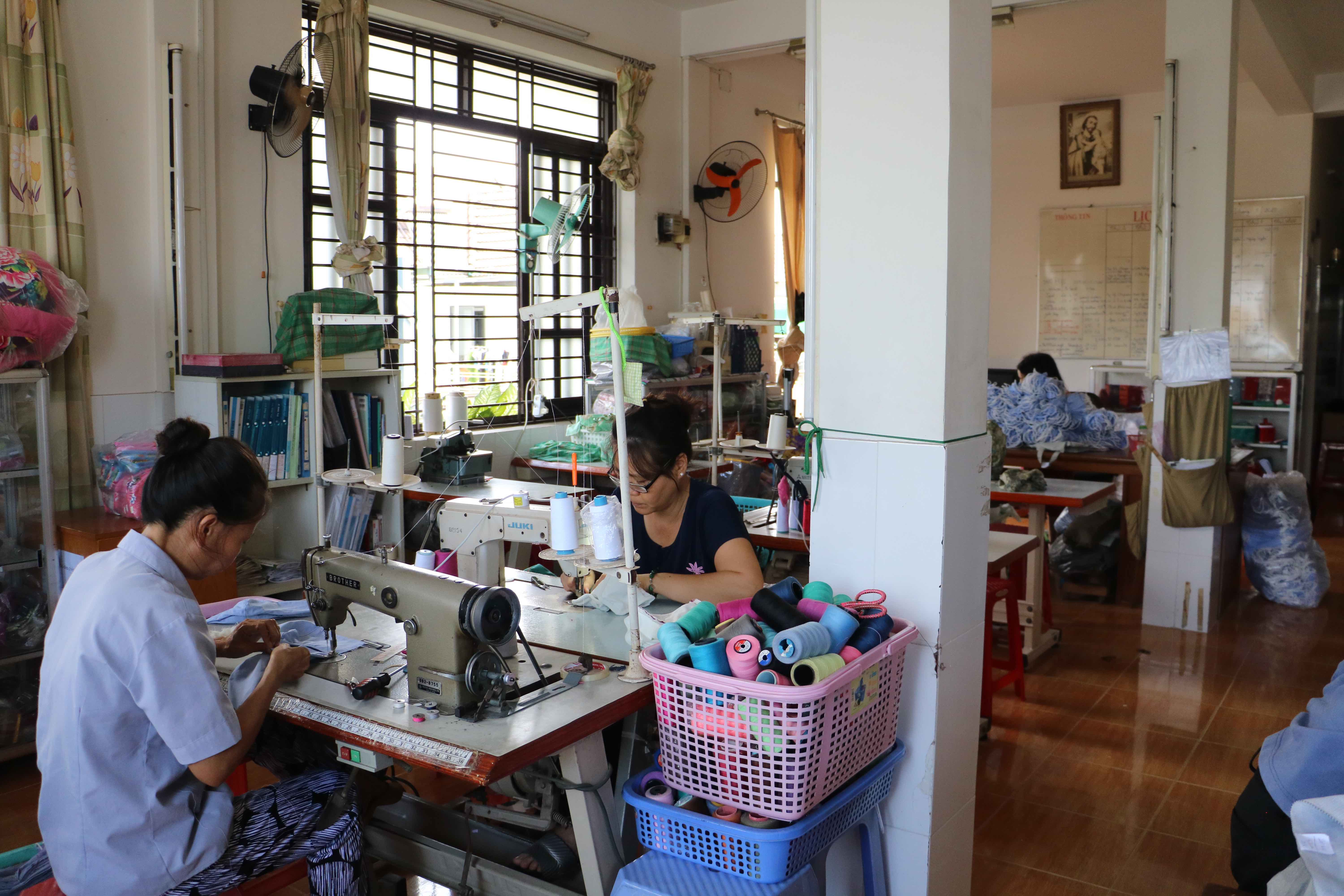 Atelier de couture du centre de Saigon
