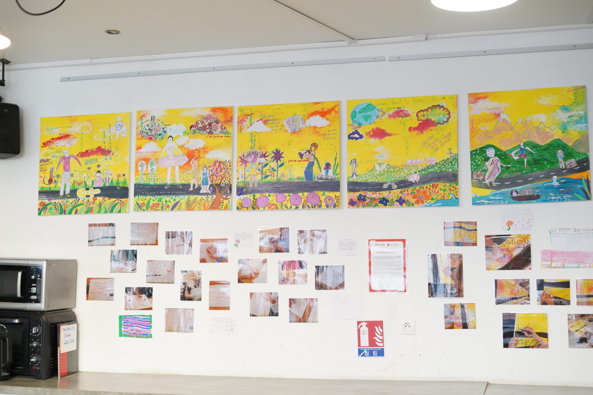 Oeuvres exposées à l’Hôpital Bretonneau