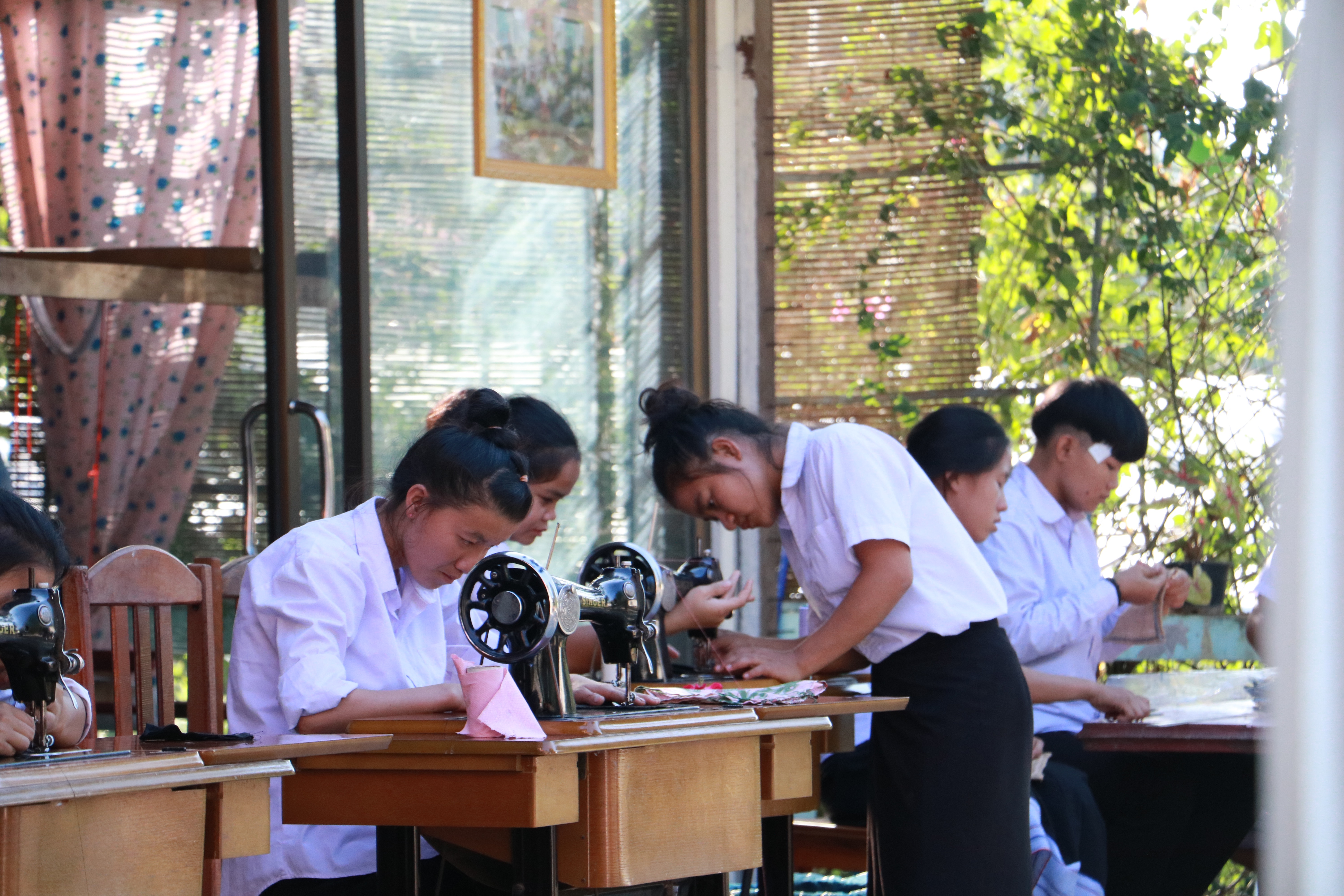 Atelier de couture du centre Deaf and Mute