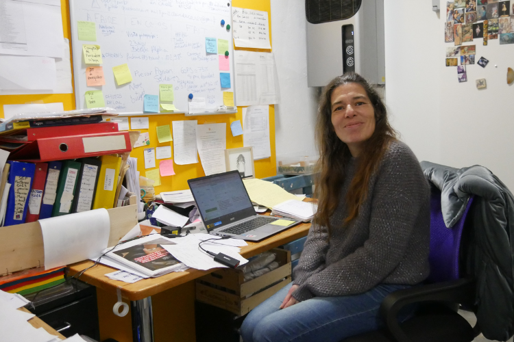 Agnès Fontaine est médiatrice environnementale chez Saveurs en Partage. Crédits : Elisabeth Crépin-Leblond