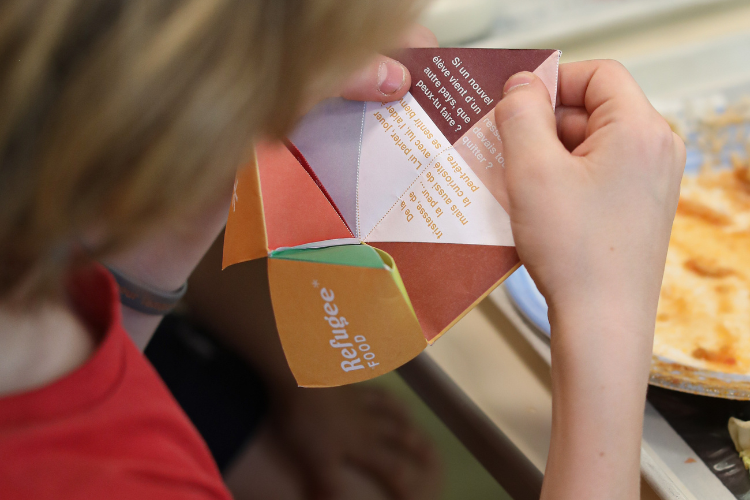 cocottes en papier reportage Refugee Food