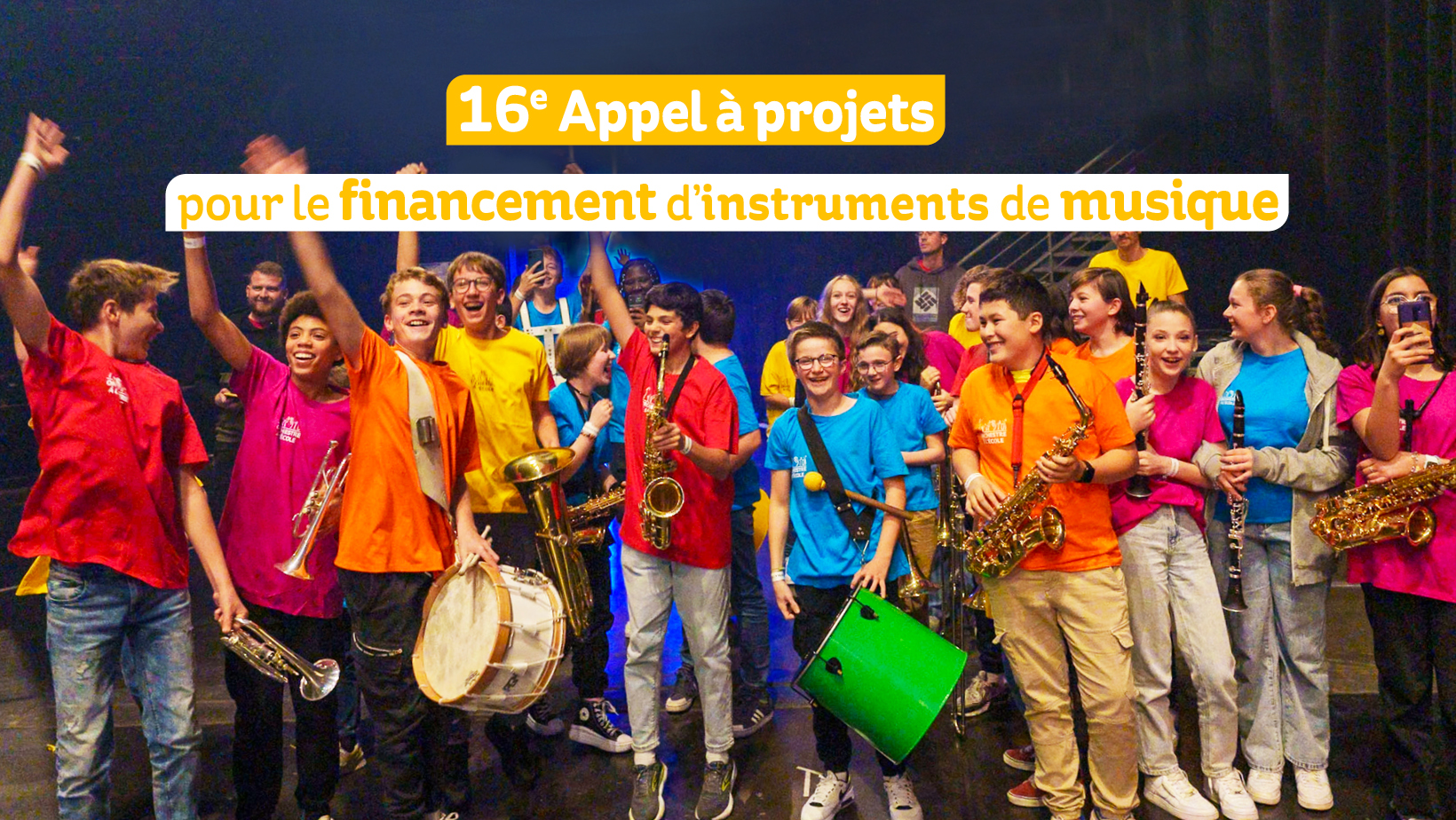 Appel à projets pour le financement d'instruments de musique 2024